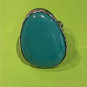 Silpada Turquoise Silver Statement Ring
